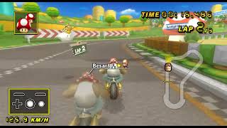 【MKW 200cc WR】Luigi Circuit - 46.276 - Besart F.