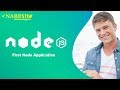 Node.JS Tutorial | First Node Application | NodeJS Tutorials for Beginners