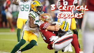 Three Critical Errors That Cost the 49ers a Win Against the Green Bay Packers