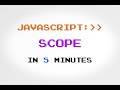 JavaScript Scope in 5 Minutes