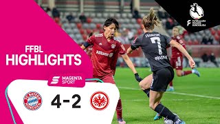 FC Bayern München - Eintracht Frankfurt | Highlights FLYERALARM Frauen-Bundesliga