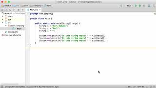 45.Java Tutorial - #45 - isEmpty() Method