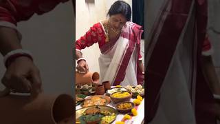 Delicious Bhog Thali Recipe | #vegthali #cooking #food #asmreating #foodshorts