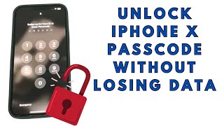 Unlock iPhone X Without passcode and losing data No PC needed !! iPhone Passcode Unlock