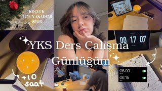 YKS Ders Çalışma Günlüğüm-12 | Koçluk almaya başladım #dersvlog