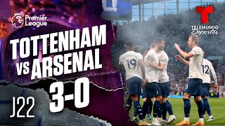 Highlights & Goals | Tottenham vs. Arsenal 3-0 | Premier League | Telemundo Deportes