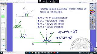 5.klase. Matemātika. Leņķu mērīšana
