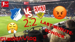 TSG Hoffenheim 2:2 VfB Stuttgart | Last-Minute-Schock 😤😡 | StadionVlog