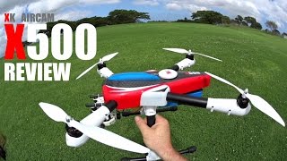 XK Aircam X500 GPS QuadCopter Review - [Flight Test]