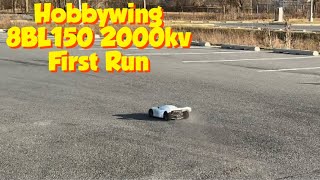 Quicrun WP 8BL150 G2 ESC with Ezrun 4274 G2 Motor Combo Slash 4x4 FIRST RUN