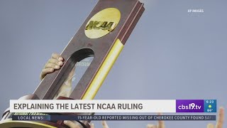 The newest ruling in NCAA athletics explained