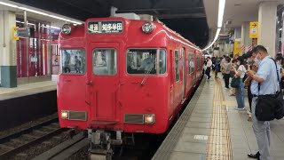 名鉄6000系三河ワンマン車6017f　普通知多半田行き　金山発車　2023.6.21