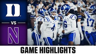 Duke vs. Northwestern Game Highlights | 2024 ACC Football