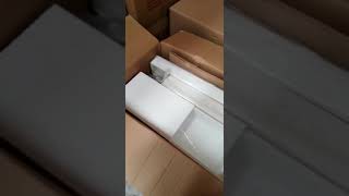 PVC bathroom cabinet packing !