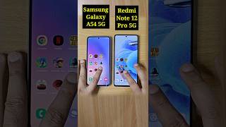 Redmi Note 12 Pro 5G Vs Samsung Galaxy A54 5G Speed Test Comparison |