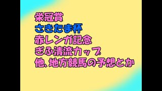 Jpn1さきたま杯や地方OP・重賞の予想とかする放送