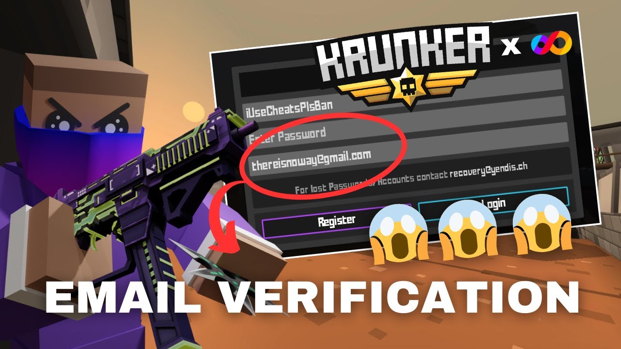 THEY ADDED EMAIL VERIFICATION TO KRUNKER (ACCOUNT RECOVERY) - YouTube