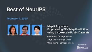 Computer Vision Meetup: Map It Anywhere: Empowering BEV Map Prediction using Public Datasets