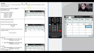 Using the bisection method with CAS spreadsheet