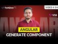 Angular 18 Tutorial #04: Generate a New Component with Angular CLI | 2024 | (Hindi/Urdu)