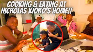 Cooking Chapati At Nicholas Kioko \u0026 Wambo Ashley Home | ROM TWINS