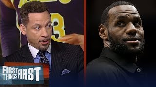 Chris Broussard: 'It's obviously a failed season' as Lakers sit LeBron | NBA | FIRST THINGS FIRST