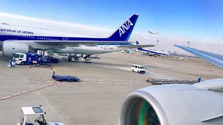 【高音質】NH477便 機内案内音楽/アナウンス/安全ビデオ/離陸音(777-200)