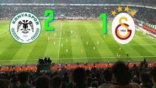 KONYASPOR 2-1 GALATASARAY TRİBÜN ÇEKİM! MÜKEMMEL GOLLER💚🤍 @Galatasaray