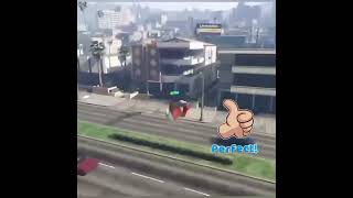 | GTA V | FUNNY SHORT #149 | PERFECT STUNT EVER | 🤣🤣 #shorts #YT