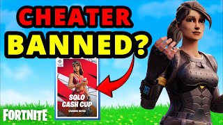 Did This Cheater Get Banned In The Solo Cash Cup... ( Spectating A Hacker ) Exposed!