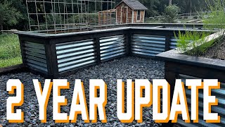 2 Year Raised Garden Bed Update