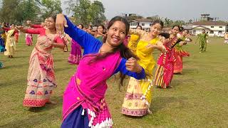 bihu dance # মুকলি কৈ আখৰা # খেলপথাৰত # নাহৰকটীয়া # bmtsk boli vlog