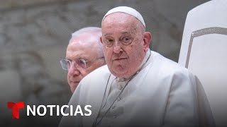 El papa Francisco presenta una ligera mejoría en su salud | Noticias Telemundo