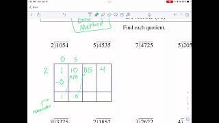 Math-Drills: Long Division (using box method)