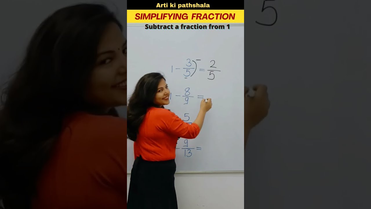 Simplifying Fractions ёяшпfraction Subtraction Shorts Fraction