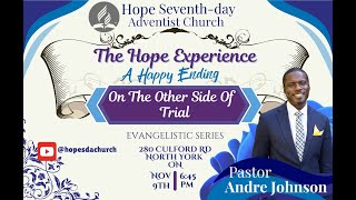 Sabbath, November 9, 2024 - 5:00pm | Ps. Andre Johnson | On the Other Side of Trial