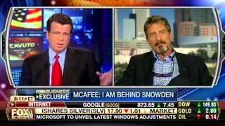 John McAfee Pulls Out a Smoke On-Air