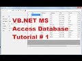 VB.NET MS Access Database Tutorial 1 # How to Connect Access Database to VB.Net