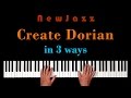 Generate the DORIAN scale in 3 ways