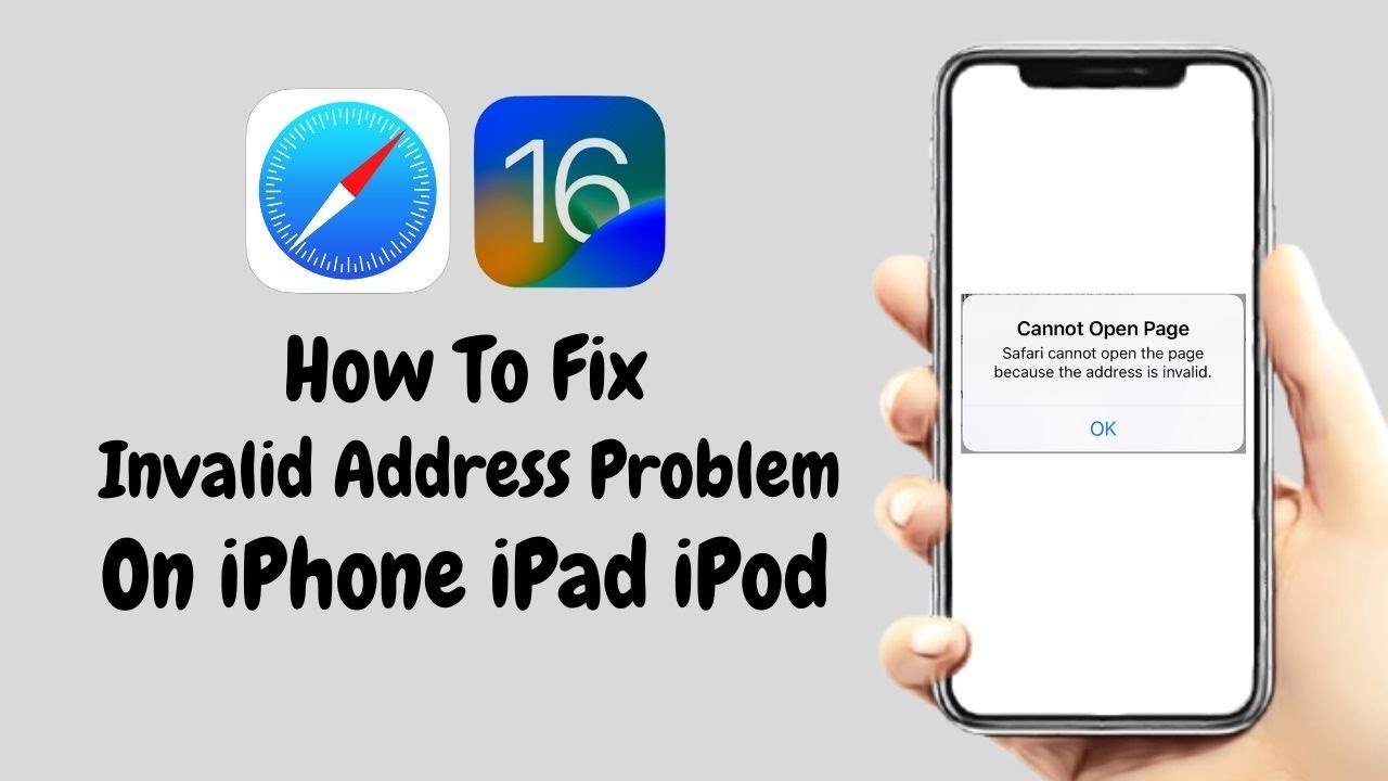 IOS 16 How Do I Fix Invalid Address In Safari - How To Fix When Safari ...