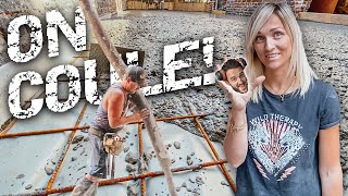 WE POUR THE CONCRETE SLAB! (and that changes everything) - EP34