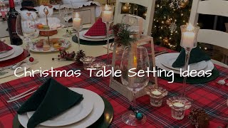 미국일상 Vlog / 3가지 크리스마스 테이블 셋팅 / 3 Christmas Table Setting Ideas /추억이 있는 크리스마스 테이블 셋팅