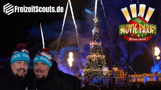 HOLLYWOOD CHRISTMAS 2024 im Movie Park  – Ein Fest der Sinne mit grandiosem FEUERWERK!