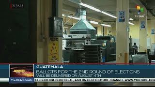 Guatemala: Ballots for the 2nd round of elections will be delivered on august 4th