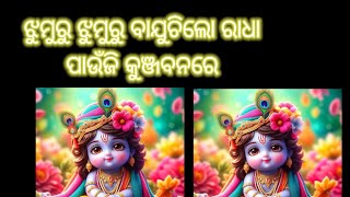 jhumuru jhumuru bajuchilo Radha paunji kunjabana re || ଝୁମୁରୁ ଝୁମୂରୁ ବାଯୁଚିଲୋ ରାଧା ପାଉଁଜି କୁଞ୍ଜବନରେ