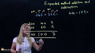 Expanded method addition and subtraction