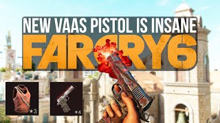 New Vaas Pistol In Far Cry 6 Is Insane! Vaas Outfit & More (Far Cry 6 Best Weapons)