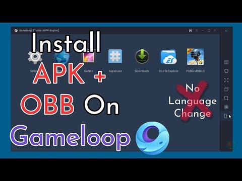 How To Import APK And OBB File On Gameloop  PUBG Mobile 1.2.0