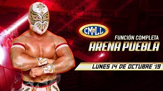 LA MEJOR LUCHA LIBRE DESDE LA ARENA PUEBLA 14 DE OCTUBRE DE 2019 FUNCION COMPLETA