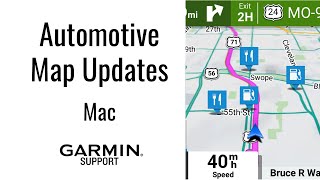 Automotive Map Updates (Mac) | Garmin Support